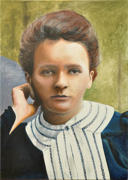 Marie Curie, Gemälde